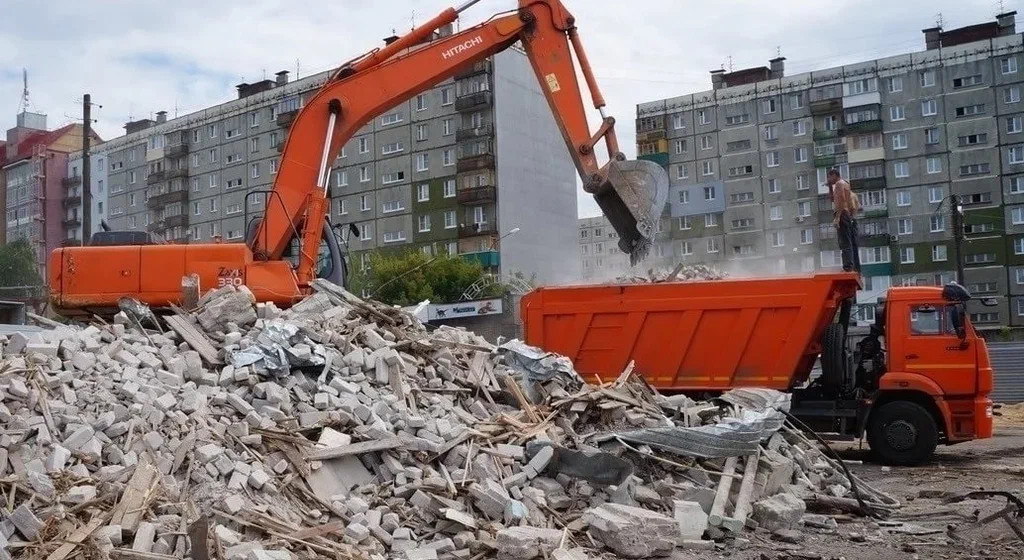 Профессиональный вывоз строительного мусора в Советской Гавани в октябре