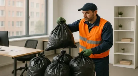 Уборка и вывоз мусора после мероприятий в Советской Гавани в октябре