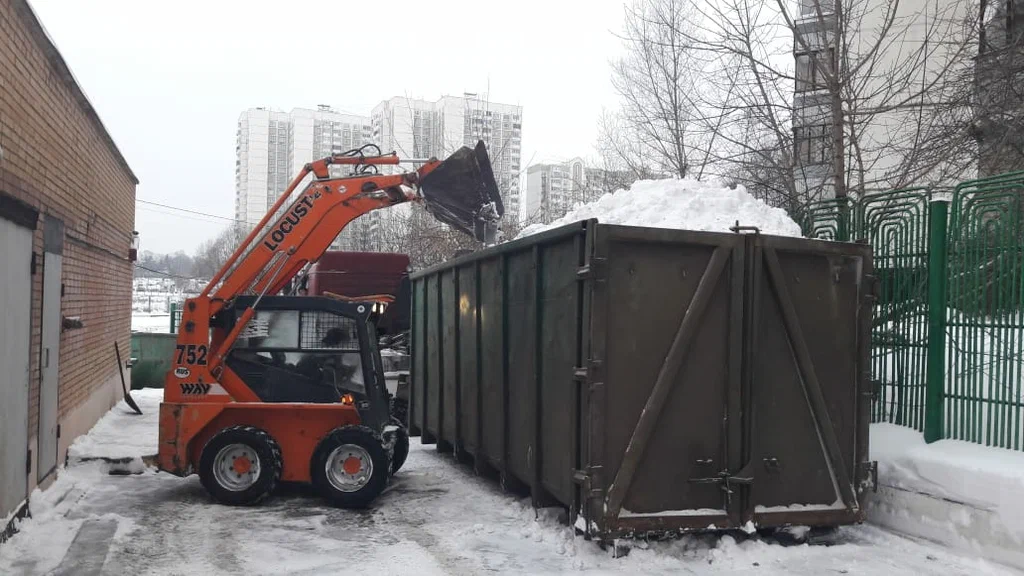 Вывоз снега контейнерами в Советской Гавани — цена от 3324 руб., заказать контейнер для снега в ПроМусор
